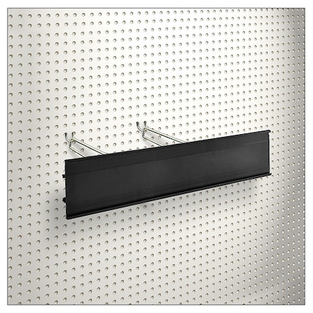 Azar Displays 4" H x 24" L Black C-Channel 600424-BLK